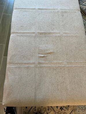 Before and After Upholstery (Ottoman) Cleaning in Palm Coast, FL (2)