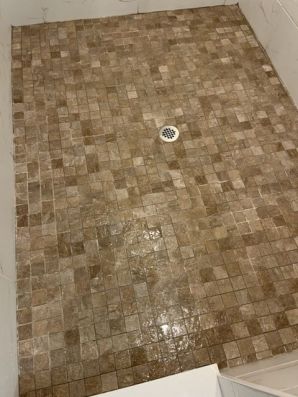 Shower Floor Tile & Cleaning Sealing in Jacksonville, FL (2)